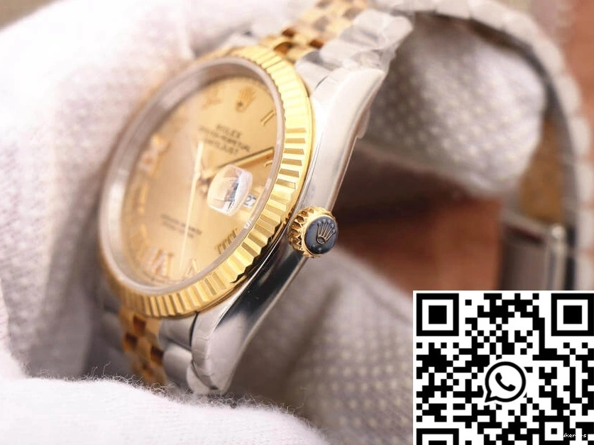 Factory Diamond Dial Gold 126233 EW Datejust Rolex 0113